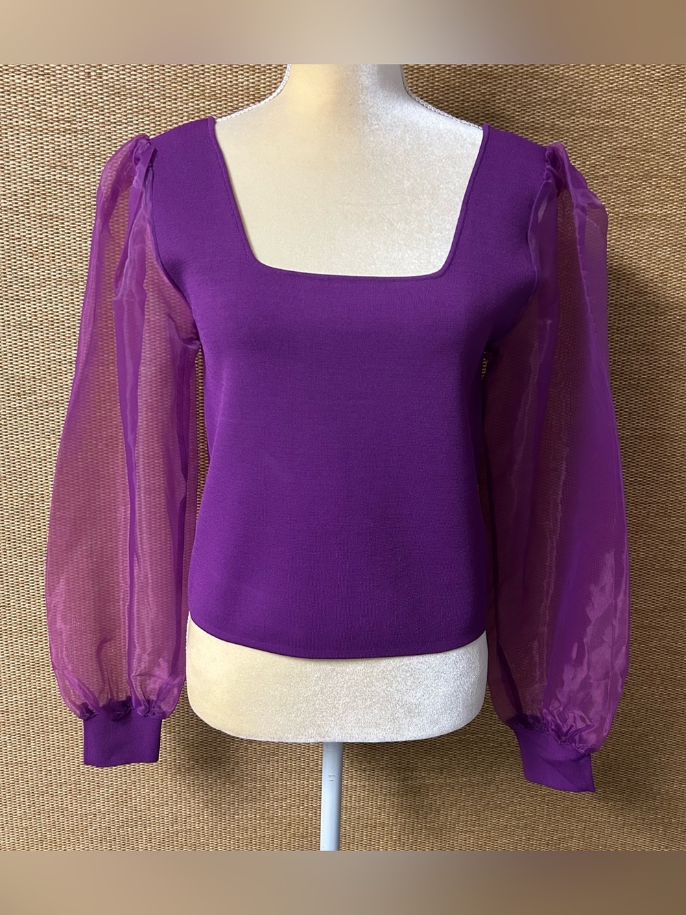 House of Harlow 1960 Top Women Large Purple NWT
